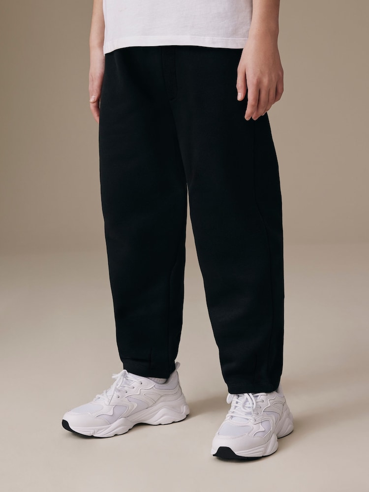 Black Tapered Loose Joggers (3-16yrs) - Image 1 of 5