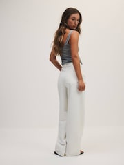 The Set Loose Fit Low Rise Jeans White - Image 4 of 6