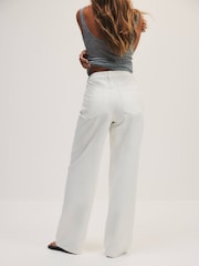 The Set Loose Fit Low Rise Jeans White - Image 6 of 6