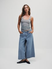 The Set Denim Culotte Jeans - Изображение 1 7