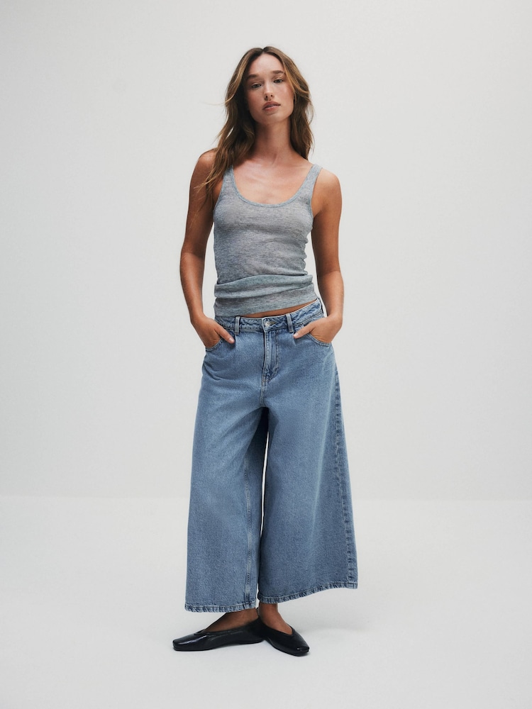 The Set Denim Culotte Jeans - Изображение 1 7