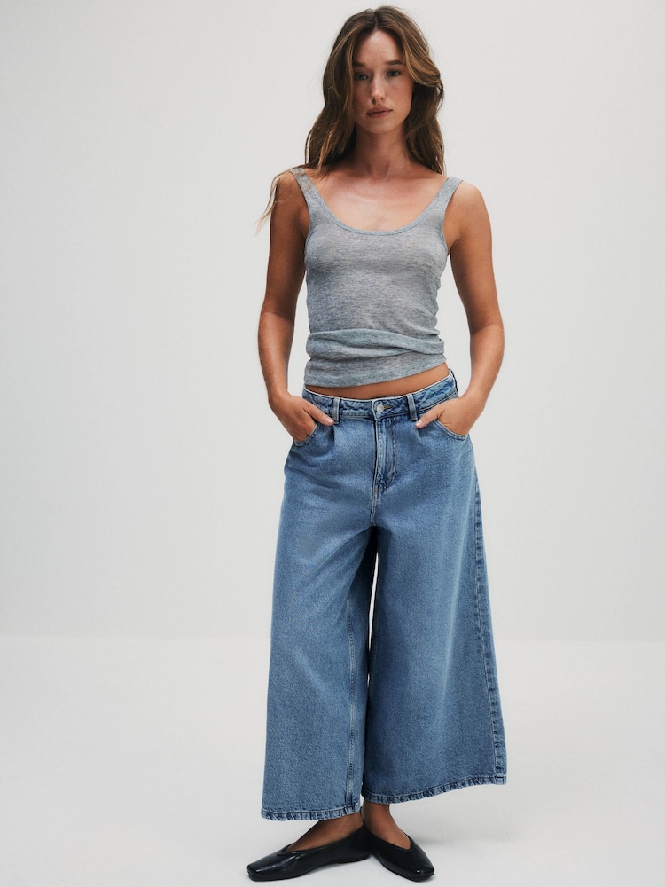 The Set Denim Culotte Jeans - Изображение 2 7