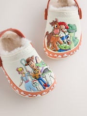 White Toy Story Cosy Lined Slipper Clogs - Image 5 of 5