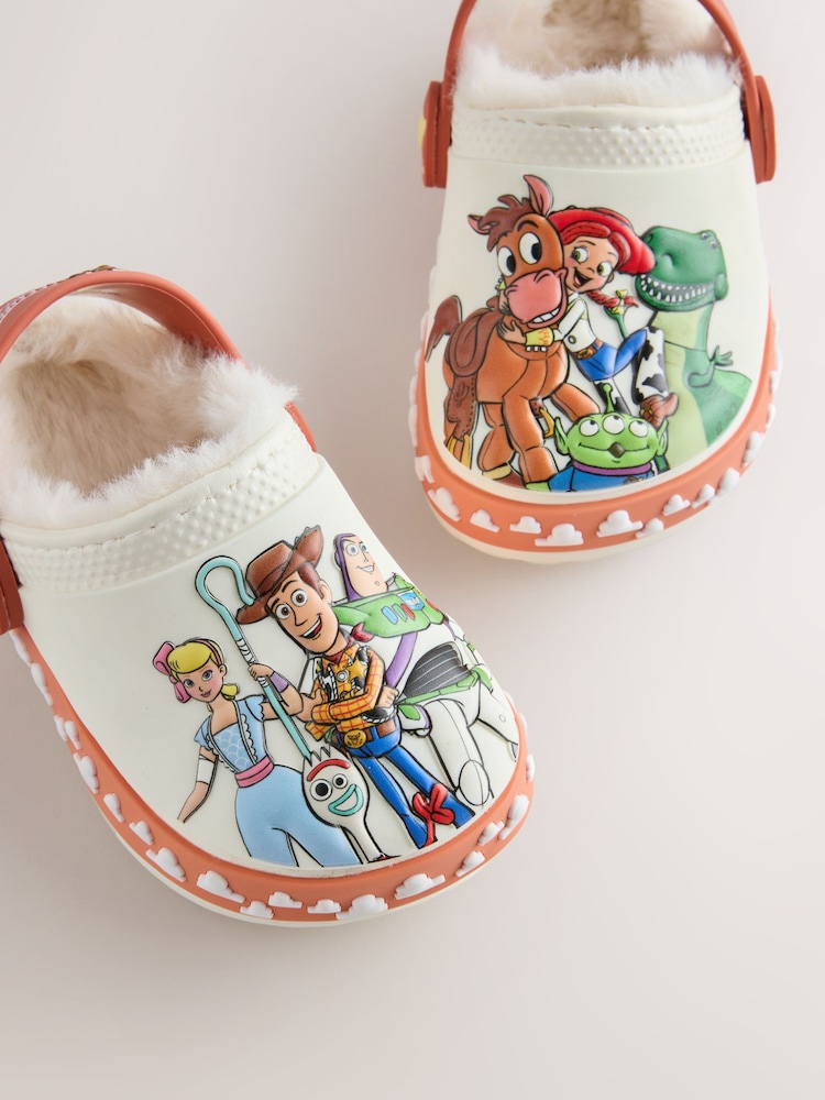 White Toy Story Cosy Lined Slipper Clogs - Image 5 of 5 White Toy Story Cosy Lined Slipper Clogs - Image 5 of 5