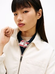Tommy Jeans White Denim Jacket - Image 4 of 5