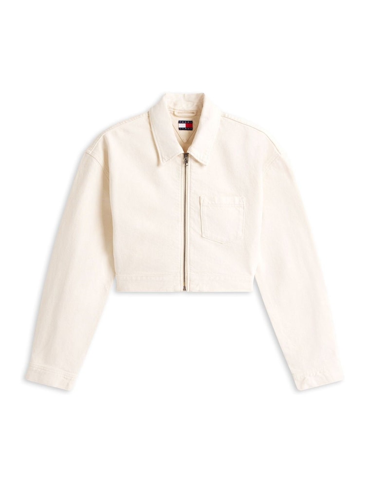Tommy Jeans White Denim Jacket - Image 5 of 5