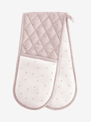 Pink Heart Oven Gloves - Image 1 of 1