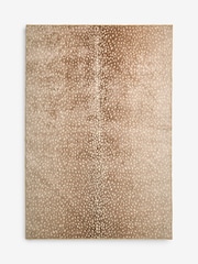 Natural Faux Deer Print Rug - Image 1 of 2