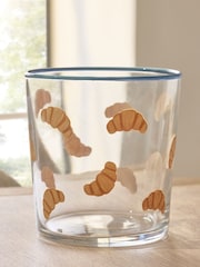 Set of 4 Claude the Croissant Club Tumbler Glasses - Imaginea 2 din 3