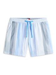 Tommy Jeans Blue Striped Shorts - Image 5 of 5