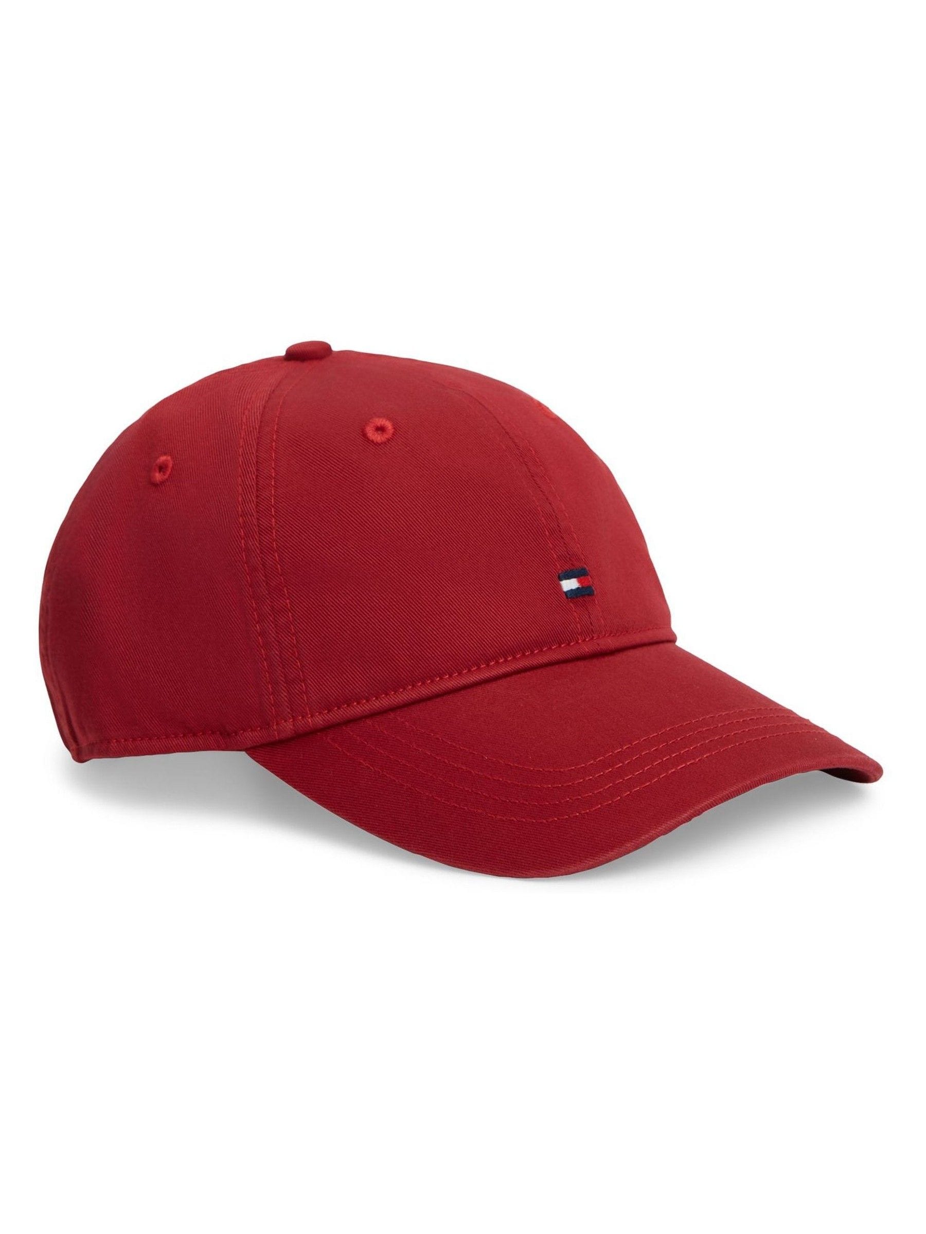 Tommy Hilfiger Men\'s/Women\'s Cotton Avery Adjustable Baseball Cap, RED Tommy Hilfiger Mens Cotton Avery Adjustable Baseball Timor  main image 2
