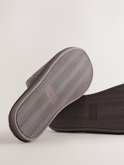 Brown Badger Embroidered Slippers - Image 7 of 7