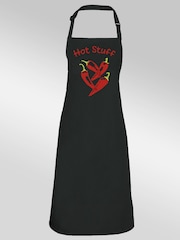 Brands In Black Valentine's Day Hot Stuff Apron - Image 1 of 2
