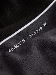 Black Zip Through Hooded Fleece (3-16yrs) - Image 4 of 5