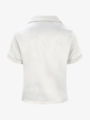 The Little Tailor Satin Button Through Short Pyjamas Set - Image 10 of 10