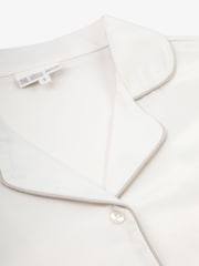 The Little Tailor Satin Button Through Short Pyjamas Set - Image 4 of 10