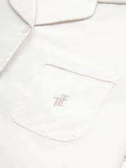 The Little Tailor Satin Button Through Short Pyjamas Set - Image 5 of 10