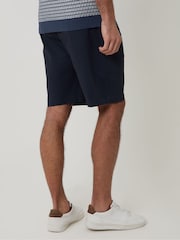 Threadbare Blue Regular Fit Stretch 3 Pocket Chino Shorts - Image 2 of 4
