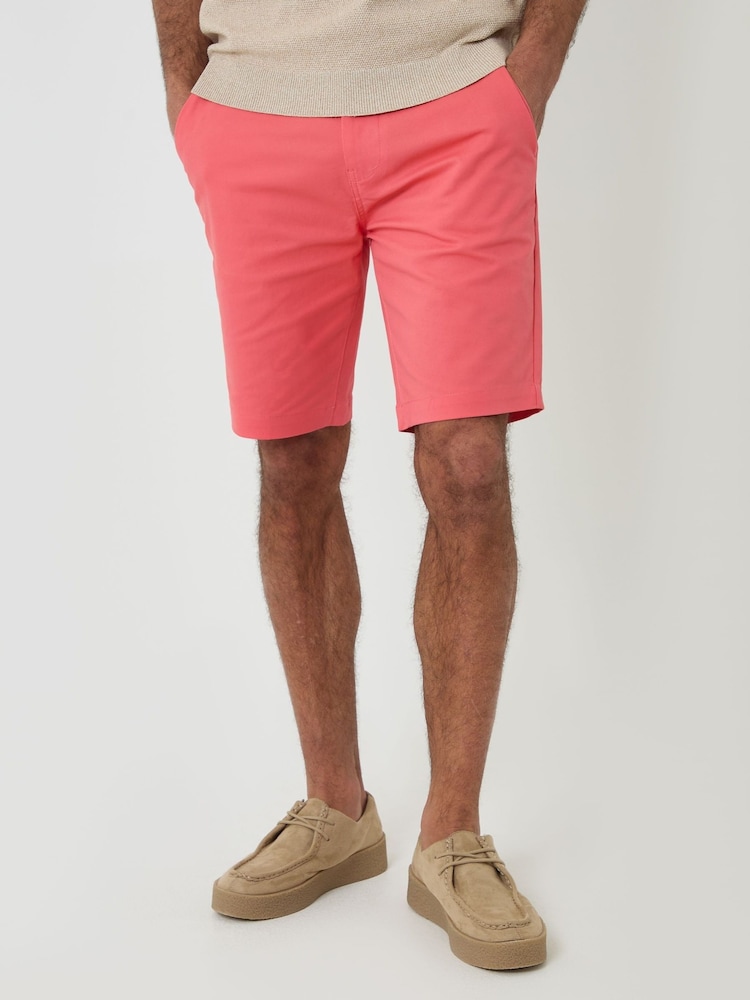 Threadbare Pink Belted Chino Shorts - Image 2 of 4