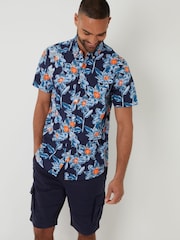 Threadbare Blue Cargo Shorts - Image 4 of 4