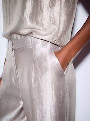 Silver Super Wide Trousers - Image 4 of 7