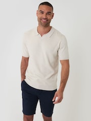 Threadbare Blue Elasticated Waist Stretch Chino Shorts - Image 2 of 4