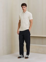 Ekru - Ağıllı Jaquard Polo Shirts - 7şəkildən 2 şəkil