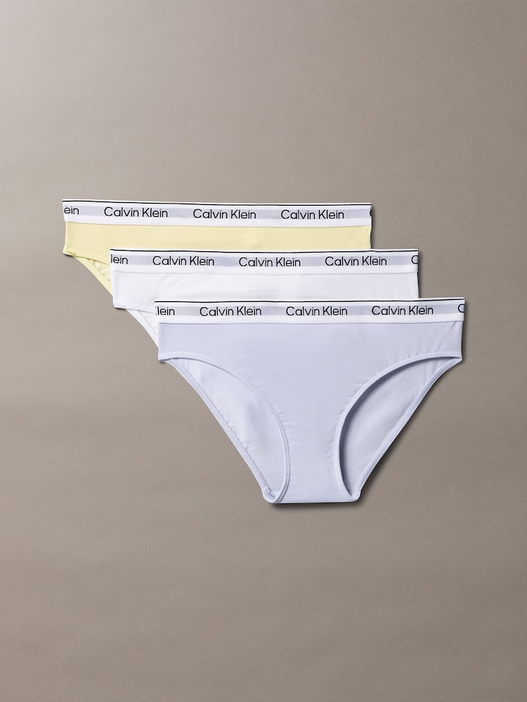 Calvin Klein White Bikini Brief 3 Pack - Image 1 of 1 Calvin Klein White Bikini Brief 3 Pack - Image 1 of 1