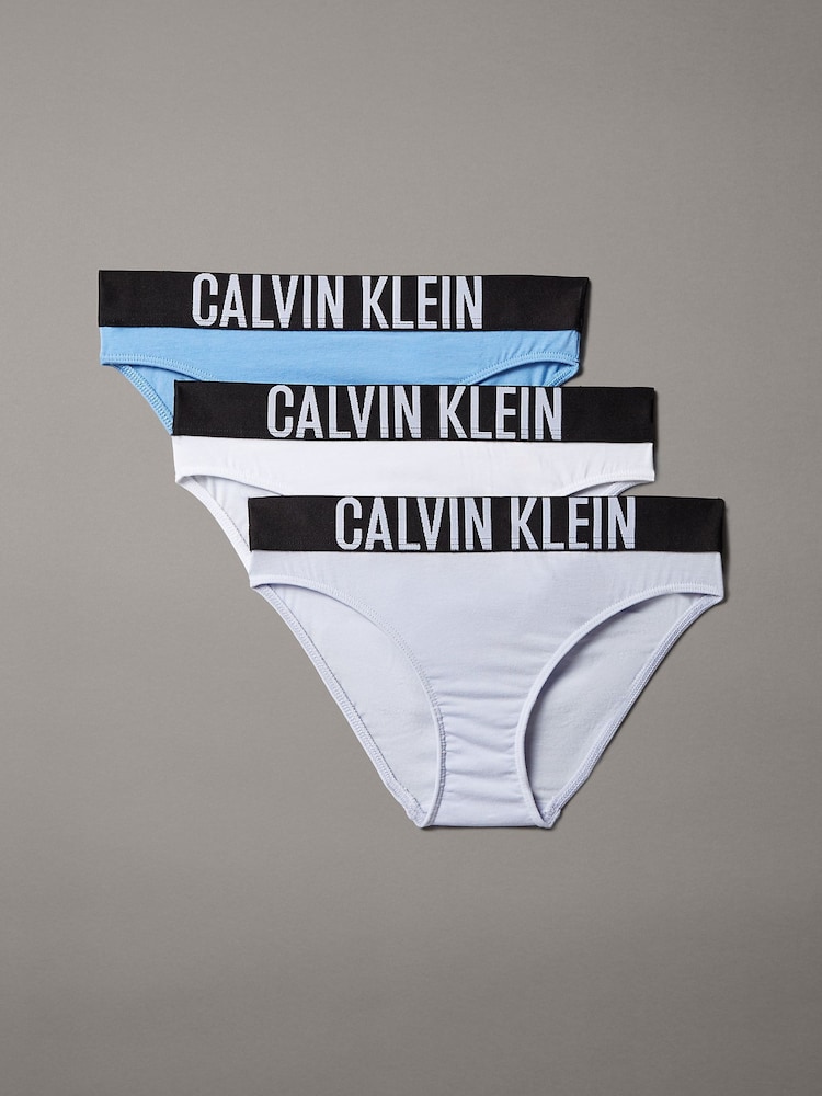 Calvin Klein White Bikini Briefs 3 Pack - Image 1 of 1 Calvin Klein White Bikini Briefs 3 Pack - Image 1 of 1