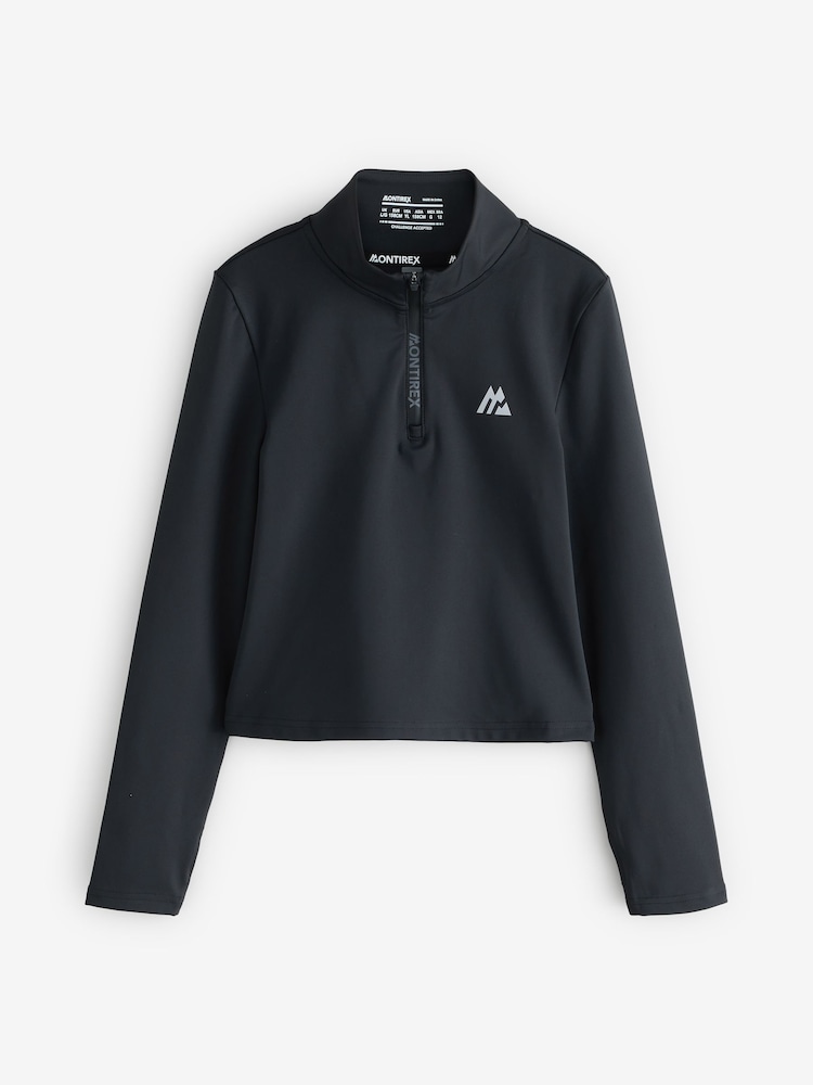 Montirex Black Icon 1/4 Zip Jacket - Image 1 of 5