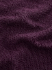 Burgundy Red N.Premium Long Sleeve Crew Neck Sweater - Image 8 of 8