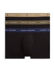 Tommy Hilfiger Blue Underwear Trunks 3 Pack - Image 1 of 6