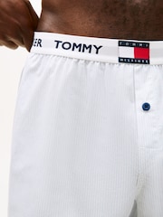 Tommy Hilfiger Blue Woven Boxers 3 Pack - Image 4 of 6