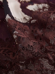 Pink/Butterfly Print 2 in 1 Jumper Lace Trim Dress - Image 8 of 9