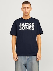 JACK & JONES Logo T-Shirts 3 Pack - תמונה 5 מתוך 7