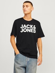 JACK & JONES Logo T-Shirts 3 Pack - תמונה 6 מתוך 7