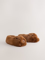 Brown 3D Capybara Slippers - Image 3 of 7