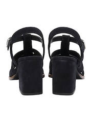 Ravel Blue Suede Block-Heel Sandals - Image 3 of 4