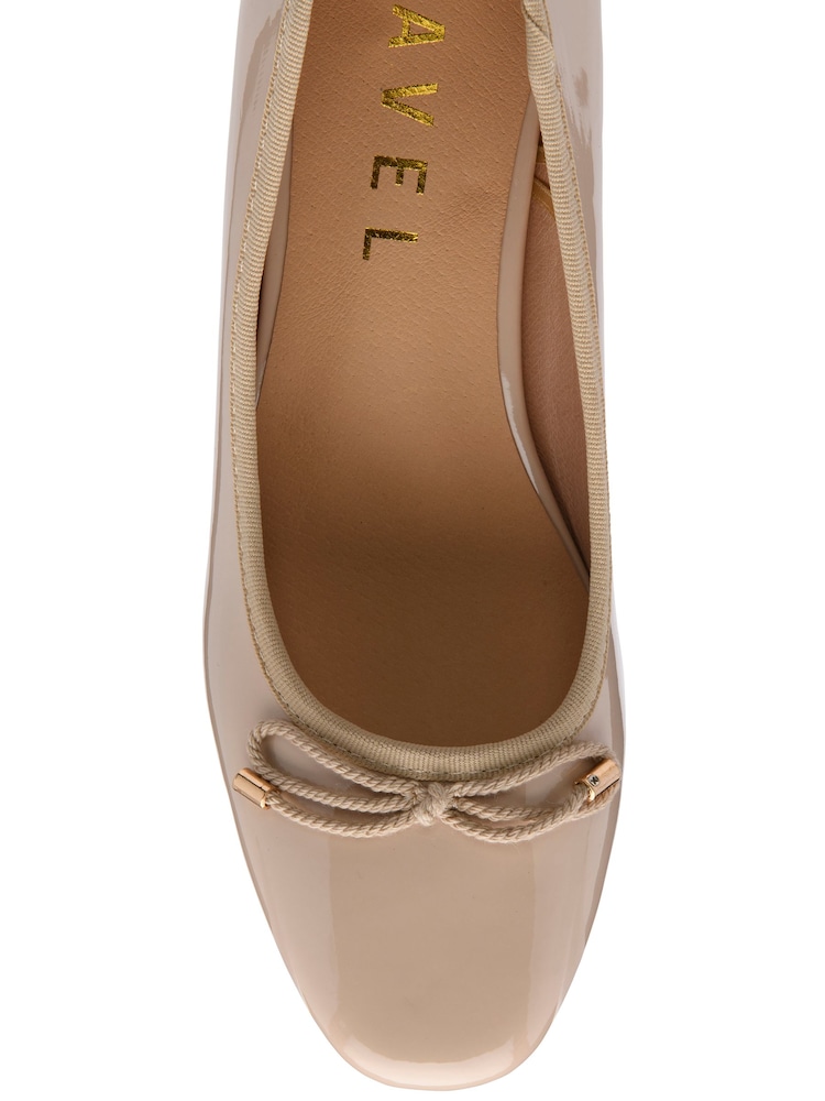 Ravel Nude Block Heel Court Shoes - Image 4 of 4