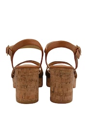 Ravel Green Block Heel Sandals - Image 3 of 4