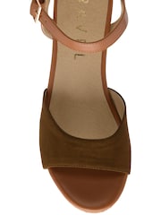 Ravel Green Block Heel Sandals - Image 4 of 4