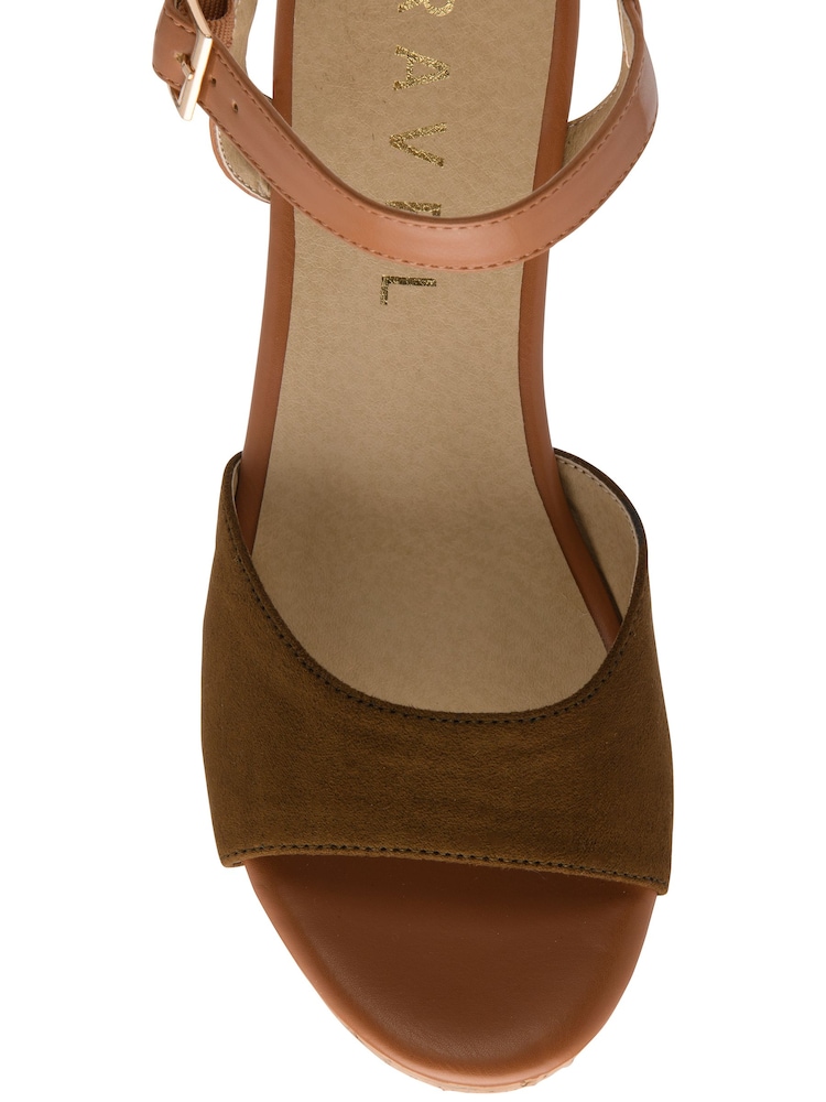 Ravel Green Block Heel Sandals - Image 4 of 4