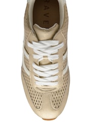 Ravel Gold Lace-Up Trainers - Image 4 of 4