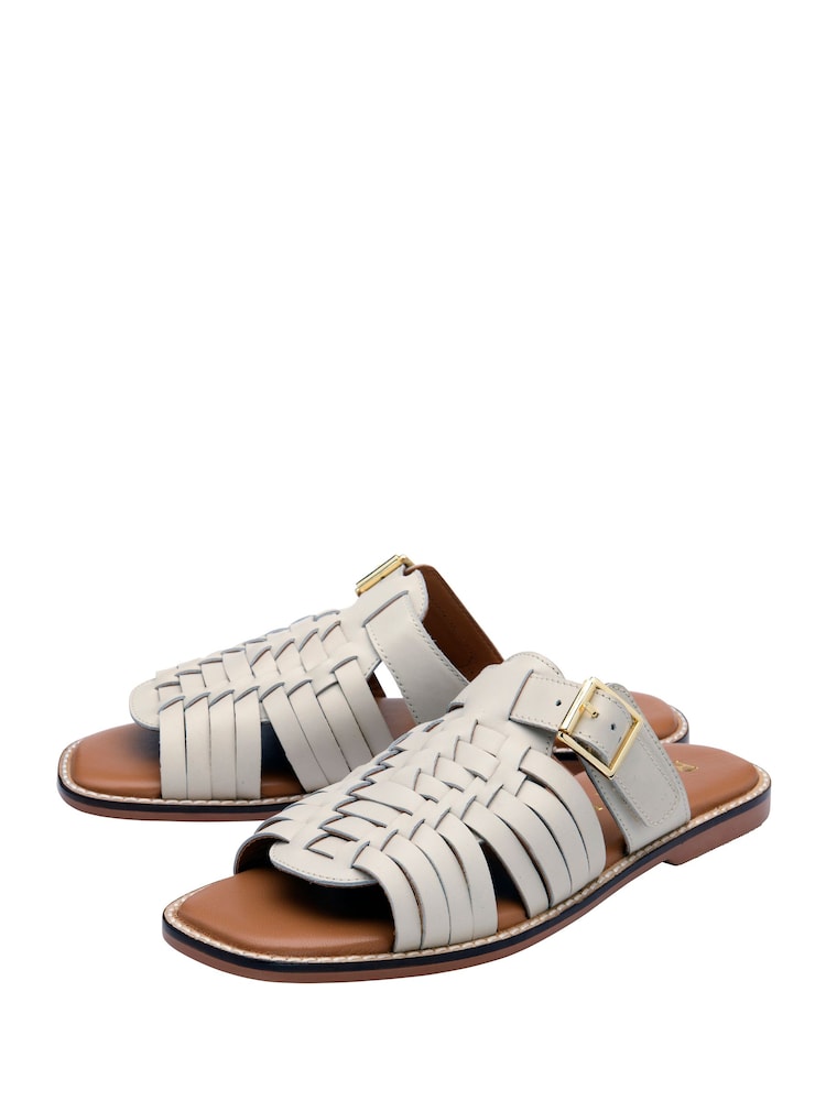 Ravel Natural Leather Mule Sandals - Image 2 of 4