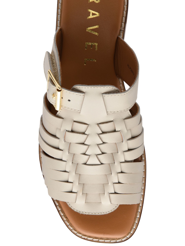 Ravel Natural Leather Mule Sandals - Image 4 of 4