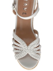 Ravel White Wedge Sandals - Image 4 of 4