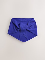 金屬藍 - N.Premium Cashmere Wool Triangle Scarf - 圖片 6，共 8