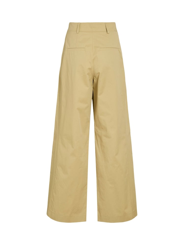 Rouge Edit Natural Poplin Barrel Trousers - Image 2 of 2