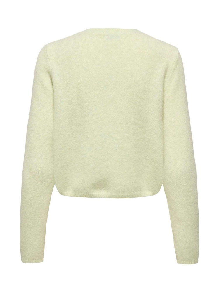 JDY Green Knitted Button Down Short Cardigan - Image 5 of 5 JDY Green Knitted Button Down Short Cardigan - Image 5 of 5