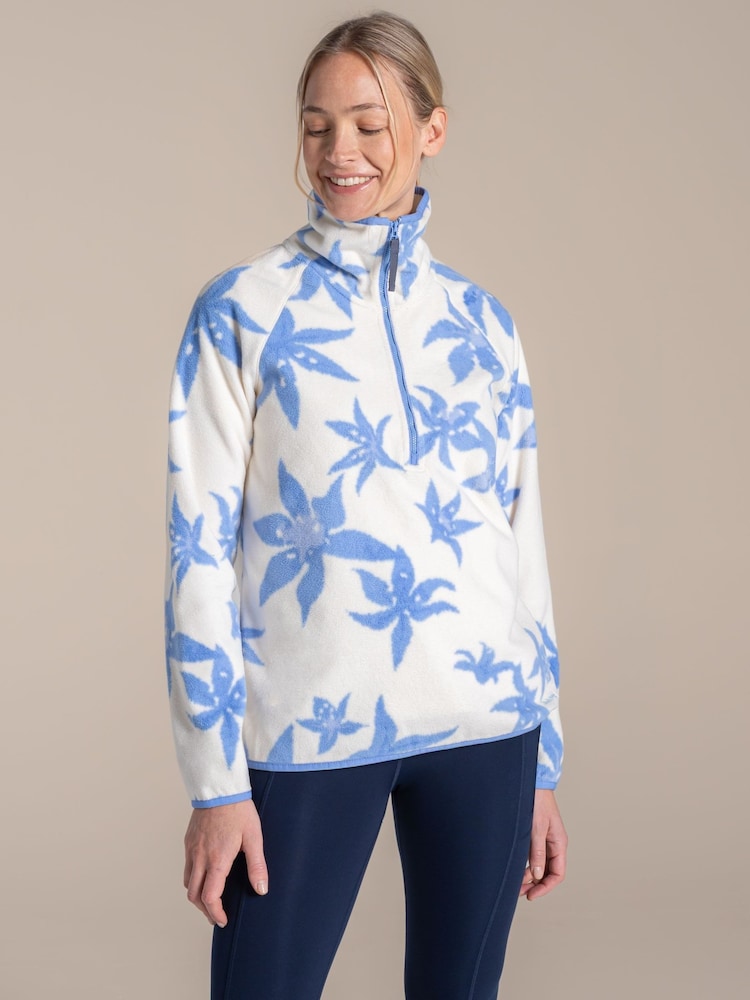 Craghoppers National Trust Reedmace Half Zip Blue Fleece - صورة 1 من 5 Craghoppers National Trust Reedmace Half Zip Blue Fleece - صورة 1 من 5